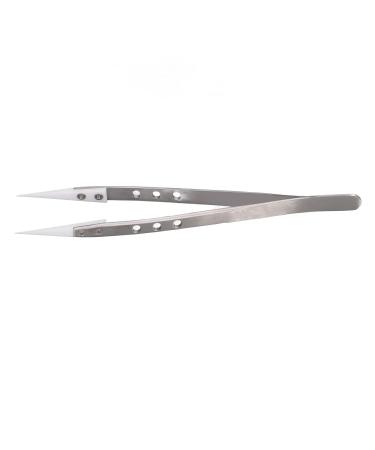 Straight Tip Tweezers Electronic Tweezers Repair Tweezers Straight Head Fine Stainless Steel Ceramic Corrosion Resistance Anti Jumper Tweezers for - Buy Online on GoSupps.com