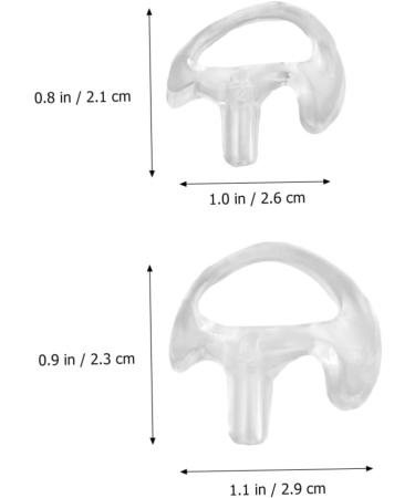 FOMIYES Silicone Ear Plugs 2 Pairs Protective Interphone Ear Plugs for Noise Reduction & Comfort | International Shipping Available - Buy Online on GoSupps.com
