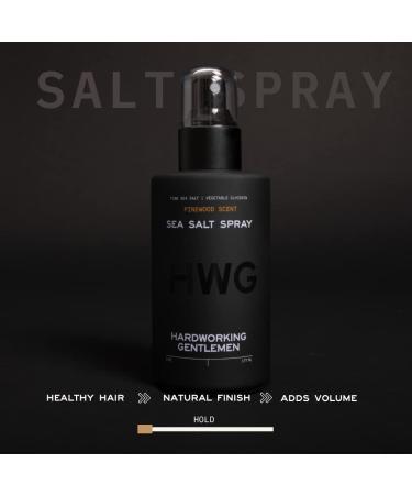 Hardworking Gentlemen Sea Salt Spray - Water-Based Texturizing Hair Product for Men - Adds Volume & Texture for Professional Styling - Buy Online on GoSupps.com