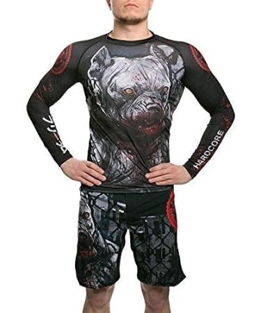 Pitbull City Fight Shorts - Men's Boxing MMA Combat BJJ Grappling Fitness | X-Small - Buy Online on GoSupps.com