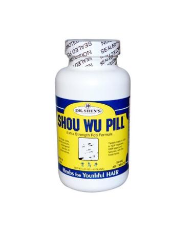 Wholesale Dr. Shens Shou Wu Youthful Hair Pill - 700 mg - 200 Tablets Health Supplements Vitamins