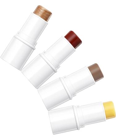 Healeved 4 Sets Contour Stick Cream Facial Kit Counter Stick Blush Neopentyl Di(ethylhexanoate) Ester 1 g (Pack of 1) As Shownx4pcs - Buy Online on GoSupps.com