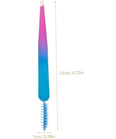 MERRYHAPY Stainless Steel Eyebrow Tweezers Eyebrow Tweezer with Brush Tweezers for Women Tweezers for Eyebrow Women Eyebrow Clip Beauty Tools Eyebrow Tool Beauty Accessories Brow Clips - Buy Online on GoSupps.com