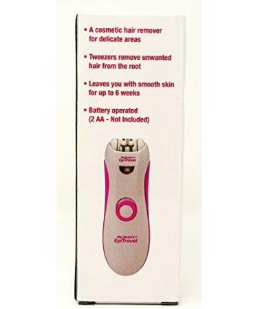 Ma Devlin Epi Travel Slim Compact Epilator (Pink) - Up to 6 Weeks Hair Removal from the Root - Buy Online on GoSupps.com