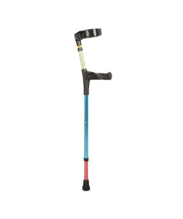 MNBHUYRD Double Crutches Crutches Arm Cane Aluminum Alloy Height Adjustable Suitable for The Children Sports Injuries Disabled People etc Crutches Hello Independence