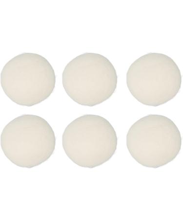Wool Drying Balls Static Reduction Fabric Softener Ball Safe Reusable 6 Pieces Time Saving for Family (7cm) - Buy Online on GoSupps.com