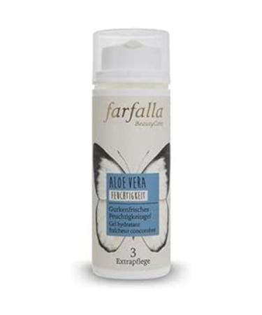 butterfly farfalla Aloe Vera & cucumber extract moisture liquid intensive skin care light and nourishing 100 certified natural cosmetics 1 x 50 ml