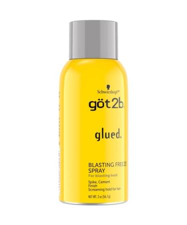 Got2B Glued Blasting Freeze Spray 2oz (Pack of 6) - Strong Hold Hair Styling - Buy Online on GoSupps.com