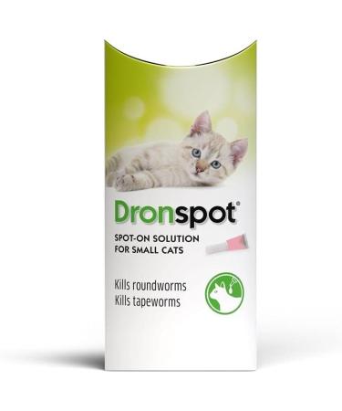 Dronspot 30 mg/7.5 mg Spot-on Solution for Small Cats - Single 1 pipette Small Cats (0.5-2.5kg) - Buy Online on GoSupps.com