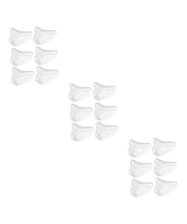 Healvian 9 Pairs Forefoot Pad Protector Ball of Foot Forefoot Cushion Insoles Empty Matte Lip Tubes Insoles for Plantar Arch Cushion Pad Wedge Pillow Floor Mat White Pu