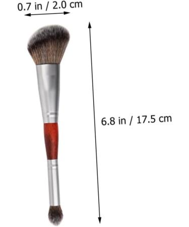 Housoutil 3pcs Double-ended Makeup Brush Eyeshadow Highlighter Makeup Brush Double-head Brush Woman Cosmetic - Buy Online on GoSupps.com