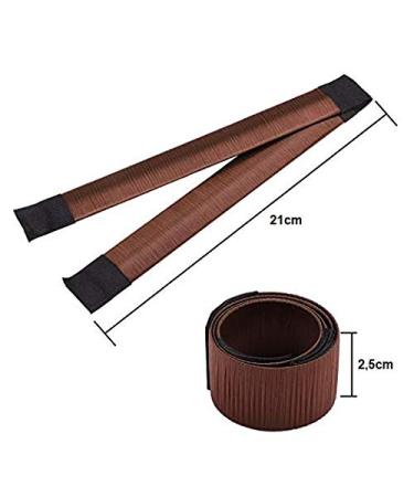 Original Magic Bun Maker Set - Perfect for All Hair Types | 3 Colors (Red Brown Gold) - Easy Hairstyles for ECommerce - Buy Online on GoSupps.com