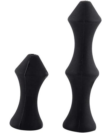 2pcs Silicone Archery Bowstring Finger Saver Set - Black | Recurve Bow Shooting Hunting Guard Protectors - Buy Online on GoSupps.com