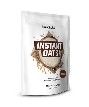 BioTechUSA Instant Oats Porridge | Rich in fiber | Source of vegetable protein 1000g chocolate