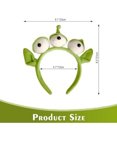 Three-Eyed Headband Alien Headband Three Eyed Alien Headband Cute Eyes Headbands Alien Ears Costume Funny Headwear for Cosplay Halloween Party Taking Photos Face Wash Makeup - Buy Online on GoSupps.com