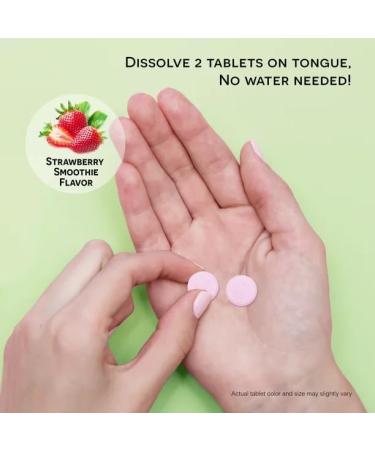 IKJ Calcium & Magnesium with Vitamin D3 500mg | Bone Support | 60 Ct Dissolvable Tablets - Buy Online on GoSupps.com