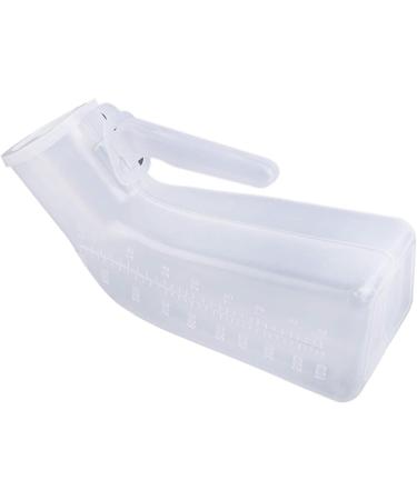 Male Urinals for Men Portable Plastic Urinal Travel Pee Bottle 32oz./1000ML Happy - Buy Online on GoSupps.com