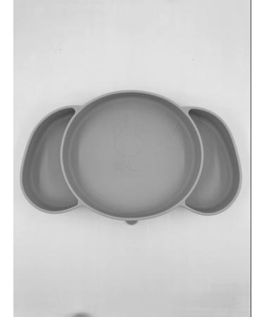 6-Piece Silicone LED Weaning Baby Feeding Set in Gray | BPA-Free, Dishwasher Safe - Buy Online on GoSupps.com