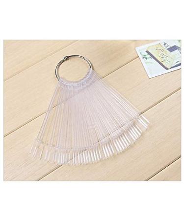 100 Piece Nail Polish Color Cards - Transparent Nail Art Templates & Chopsticks for Artificial Nails - Buy Online on GoSupps.com