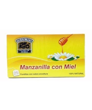 Hornimans Manzanilla Con Miel (Chamomile Tea) 50grs. 3-pack 25 Count (Pack of 3)