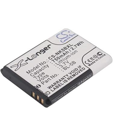 Replacement Battery for Rollei 10050 10051 10052 10053 Sportsline 60 & 80 - 750mAh/3.7V | International Shipping Available - Buy Online on GoSupps.com