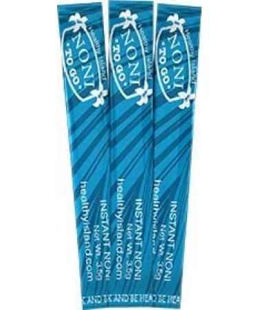 Squeeze Dried Noni to Go Sticks - Hawaiian Noni and Green Tea Blend - Antioxidant-Rich & Immune-Boosting - 30 Count Pack - Buy Online on GoSupps.com