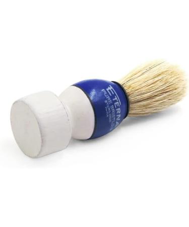 Ruilogod Blue Wooden Handle Mini Bristle Beard & Mustache Brush - Portable Grooming Tool for Men - Buy Online on GoSupps.com