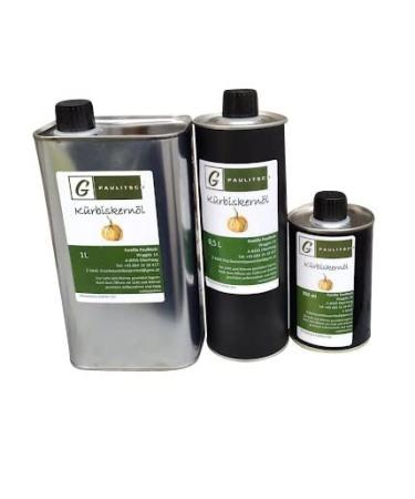 100% Pure Styrian Pumpkin Seed Oil - Fresh from Southern Styria Farm | 1000ml High Quality - Buy Online on GoSupps.com