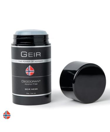 Geir Ness Men Deodorant - Alcohol and Aluminum Free Deodorant - Odor Protection for Sensitive Skin - Light and Long Lasting Cool and Clean Scent - Buy Online on GoSupps.com
