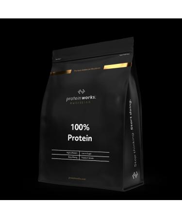 Protein Works - 100 percent Protein 1.25kg High Protein Blend 41 Servings Strawberries 'n' Cream Strawberries 'n' Cream 1.25kg (41 servings) - Buy Online on GoSupps.com