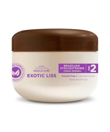 PLACENTA LIFE AMAZONIC EXOTIC LISS Brazilian Straightening Kit - Keratin & Hyaluronic Acid - Formol & Paraben Free - 12 Weeks - Buy Online on GoSupps.com