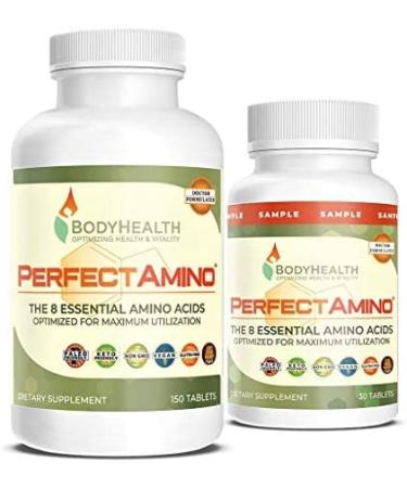 BodyHealth PerfectAmino Tablets - 180ct Total - Essential Amino Acids with BCAAs for Recovery & Strength - Buy Online on GoSupps.com