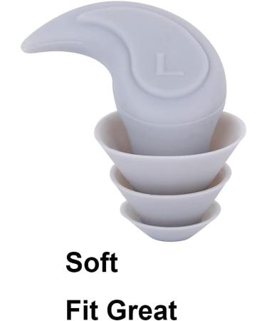 Silicone Ear Plugs for Sleeping - Comfortable Noise Reduction Sound Blocking Earplugs - 1 Pair (Blue) - Buy Online on GoSupps.com