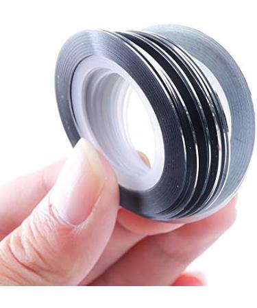 SiChun 2 Pcs Gold & Silver Nail Striping Tape for Nail Art | Thin Line Decoration Sticker - Buy Online on GoSupps.com