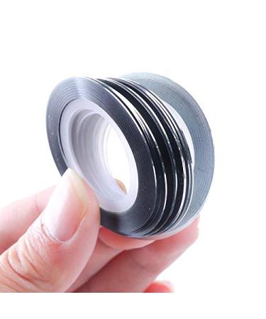 JIAHAO 2Pcs Gold/Silver Rolls Striping Tape Line Nail Art Decoration Sticker - Nail Art Tips for Perfect Manicure - Buy Online on GoSupps.com