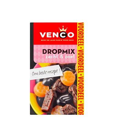 Venco Liquorice Drop Mix Soft & Sweet (Zacht & Zoet) 475 g (16.8 oz) 1 Box