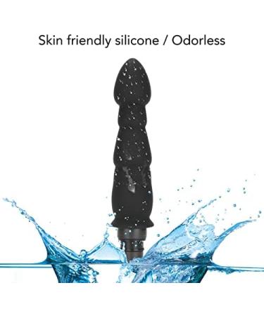 SONEW Waterproof Silicone Replacement Head for Muscle Massagers | Upgraded Massage Pistol Attachment | Depth Fabric Massager Accessories #2 (Black 0.47in) - Buy Online on GoSupps.com