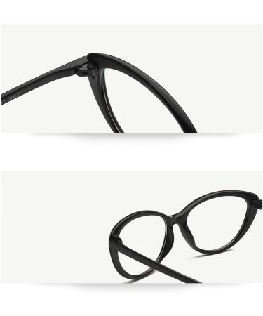PARWANA Large Cat-Eye Blue Light Blocking Reading Glasses - Stylish Anti Eyestrain Eyeglasses +200 C1 for Computer Use - International Shipping Available - Buy Online on GoSupps.com