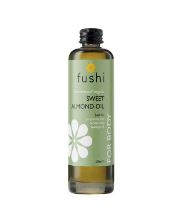 Fushi Sweet Golden Almond Organic Oil 100ml Extra Virgin, Biodynamic Harvested Cold Pressed by Fushi Wellbeing