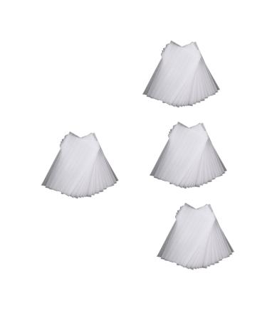 FRCOLOR 200 leaf marker made of pearl murdery cotton hair bleach and developer hair fare load -based hair paper stripes hair developer main hair care product foam white whitex4stk 30x10cmx4pcs