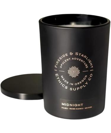 Ethics Supply Midnight Candle | Handcrafted Aromatherapy Essential Oils | Long Burn 50 Hours | 10.5 oz Coconut Wax Candle Made in USA - Buy Online on GoSupps.com