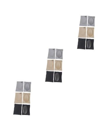 Mobestech 9 Pairs Arch Correction Socks Flatfoot Orthotic Insert Arch Support Sleeves Arch Support Pad Flatfoot Insoles Nylon Men and Women Arch of Foot Floor Mat