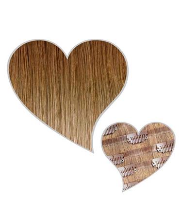 Global Extend Global Extend Clip-in seamless 120g/30cm ombr #10/18 120 g dark blonde ash blonde