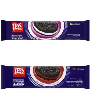 ZESS Cream Sandwiches Cookies 127.4gmx1pkt (Vanilla/Choco) (MY) - Buy Online on GoSupps.com