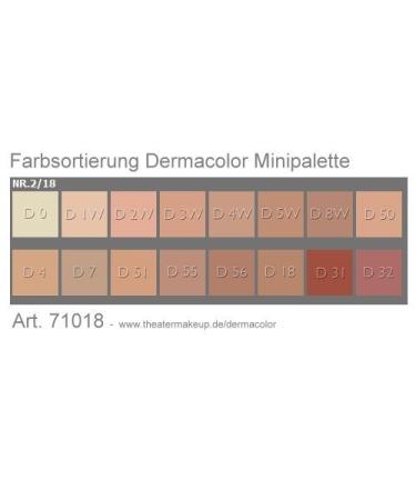 Dermacolor Mini Palette - 18 Versatile Colors for Flawless Makeup | Shop Internationally - Buy Online on GoSupps.com