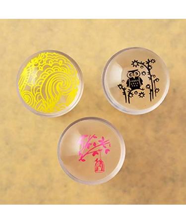 2pcs Clear Silicone Jelly Stamper with Scraper Clear Nail Art Jelly Stamper Nail Art Stamping Stamper for Manicure Tools Xmas Gifts Clear - Buy Online on GoSupps.com