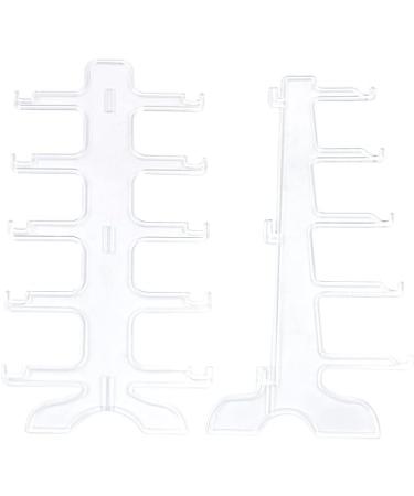 Alnicov 5 Pairs Transparent Glasses Holder Organizer - Stylish Sunglasses Storage Frame for Shop Window - Buy Online on GoSupps.com