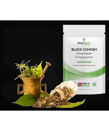 Bodygenix Black Cohosh Supplement - Mood Support for Menopause - 180 Capsules - Buy Online on GoSupps.com