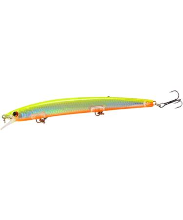 Minnow Angelk der Topwater Wobbler & Swimbait f r Hecht Forelle & Zander | Hochwertige Angelk der in Gelb Internationaler Versand verf gbar - Buy Online on GoSupps.com