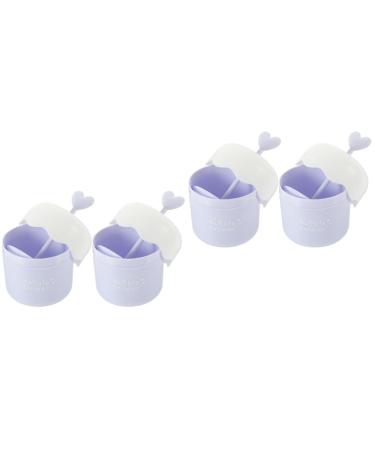 Beaupretty 4 pieces of bladder blistering for washing the face soap bubble mug bladder cream manufacturer of marshmallow-whip rich foam maker cleaning foamer plastic sky bluex2st 1 piece (1 Pack)